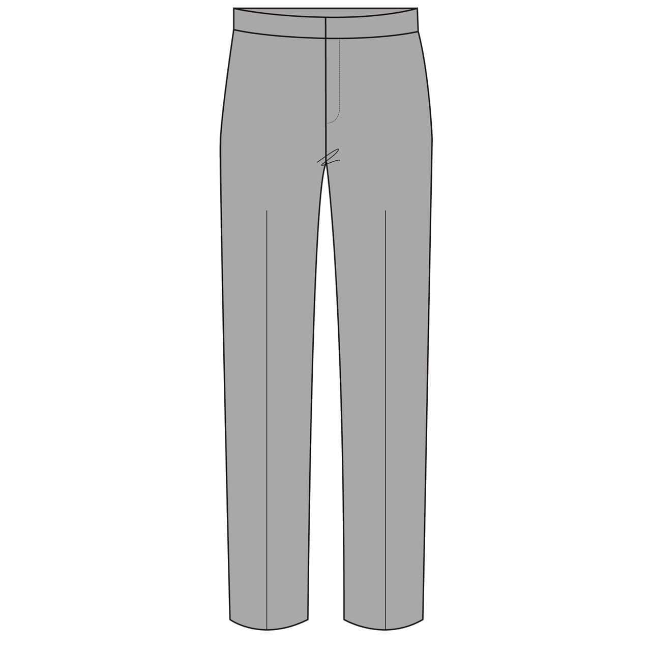Men's Flat Sketch Single - Utility Pant — Tech Pack Tools