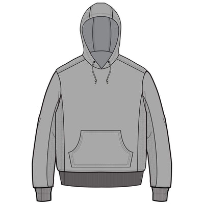 The Persuasion Men's Hooded Sweatshirt SMALL / HEATHERED GREY HG004